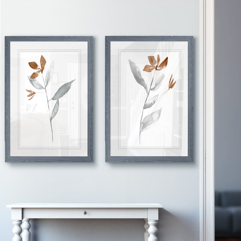 Elegant Floral Duo Oil Painting Set