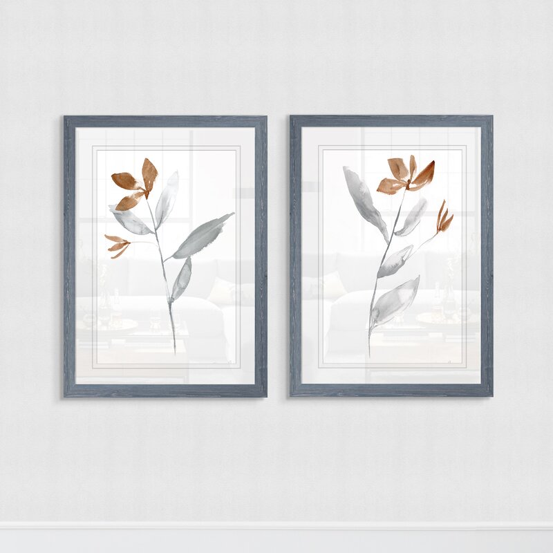 Elegant Floral Duo Oil Painting Set