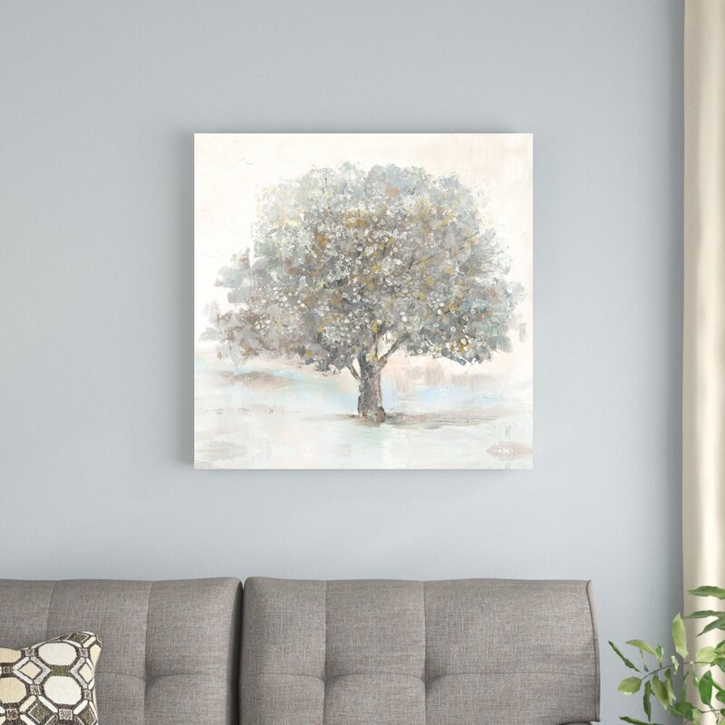 Serene Tree Oil Painting for Modern Home Décor