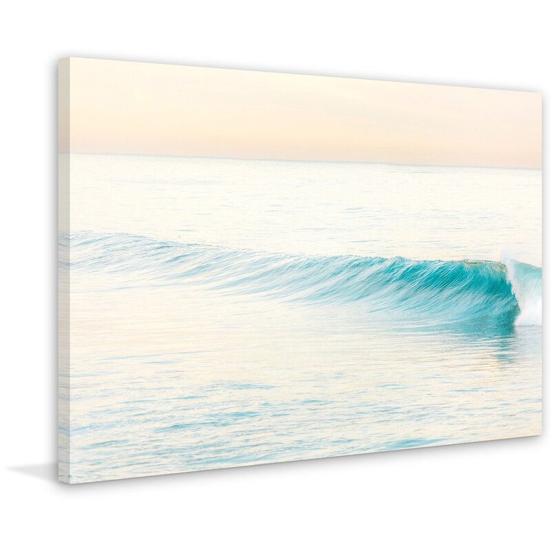 Tranquil Waves: Serene Coastal Oil Painting for Ocean Lovers
