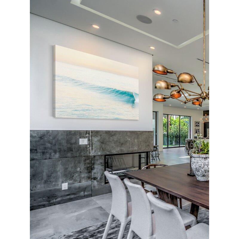 Tranquil Waves: Serene Coastal Oil Painting for Ocean Lovers