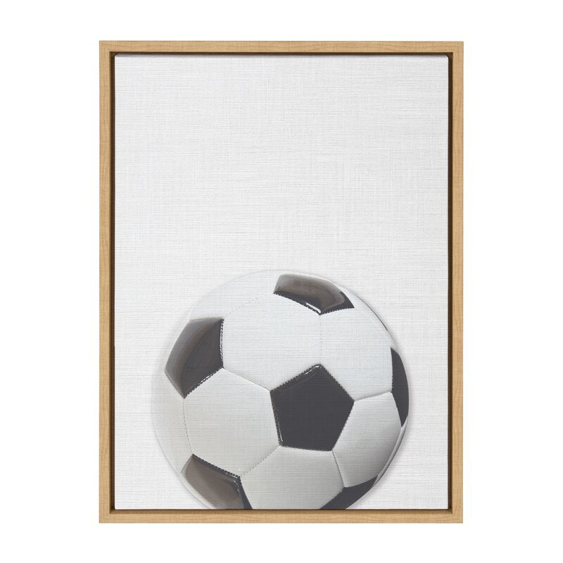 Soccer Ball Art Print - Modern Sports Decor for Home or Office