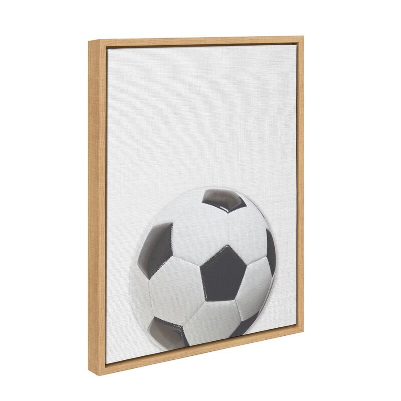 Soccer Ball Art Print - Modern Sports Decor for Home or Office