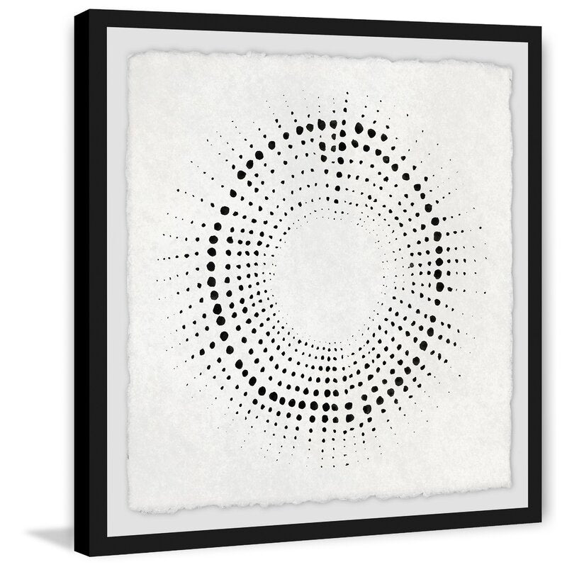 Abstract Circular Dots Oil Painting