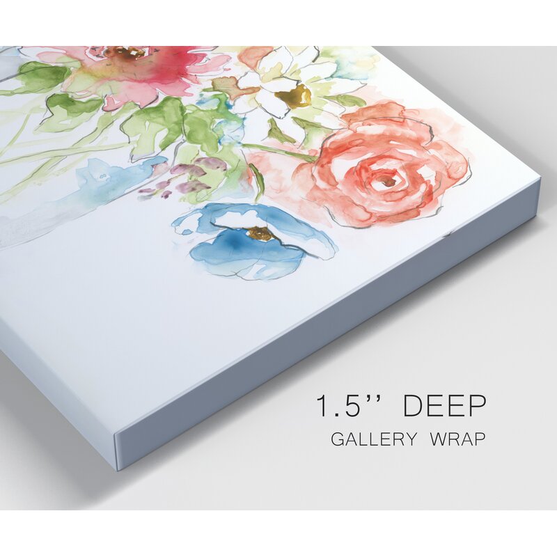 Vibrant Floral Delight: A Bright Spring Oil Painting for Your Home