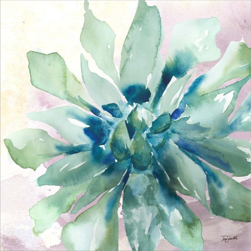 Beautiful Succulent Abstract Oil Painting for Modern Home Decor