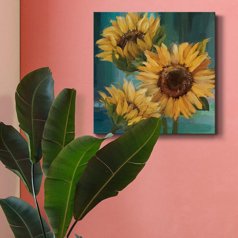 Vibrant Sunflower Oil Painting for Brightening Your Home Decor