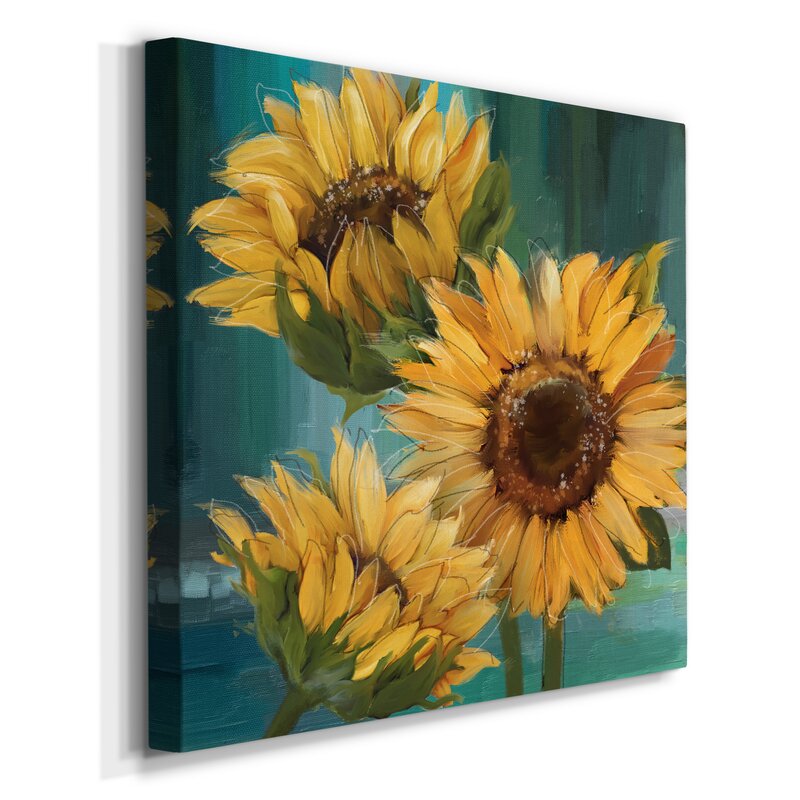 Vibrant Sunflower Oil Painting for Brightening Your Home Decor