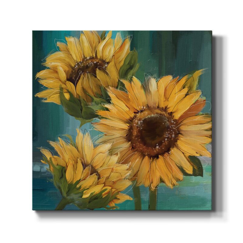 Vibrant Sunflower Oil Painting for Brightening Your Home Decor