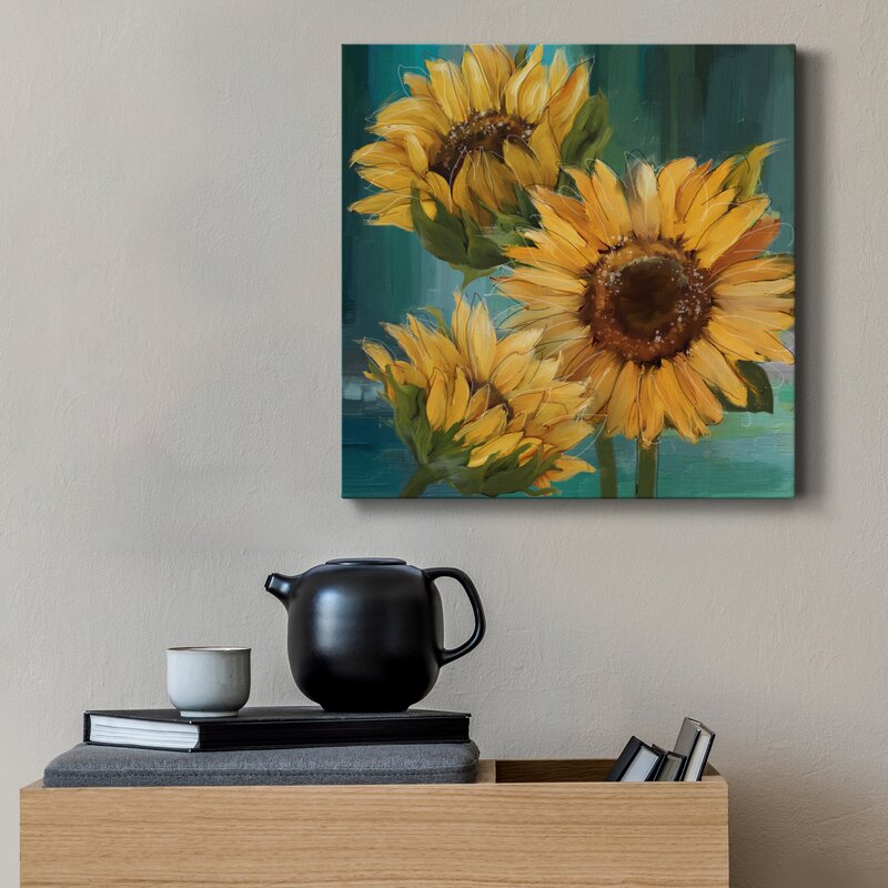 Vibrant Sunflower Oil Painting for Brightening Your Home Decor