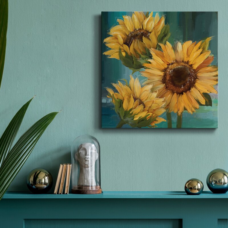 Vibrant Sunflower Oil Painting for Brightening Your Home Decor
