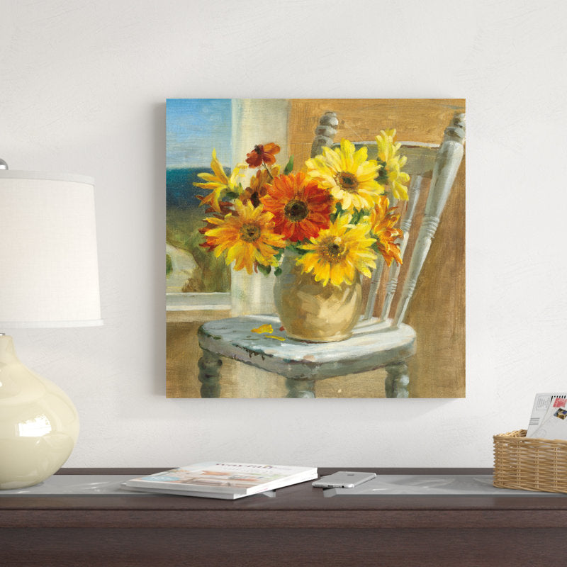 Breathtaking Sunflower Still Life Painting for Bright Home Décor