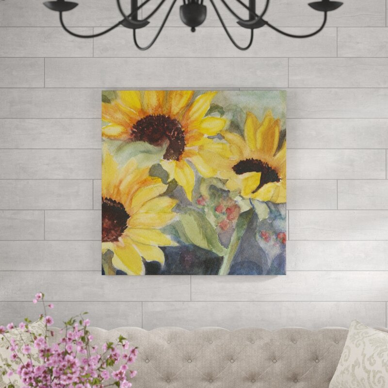 Vibrant Sunflowers Oil Painting Print