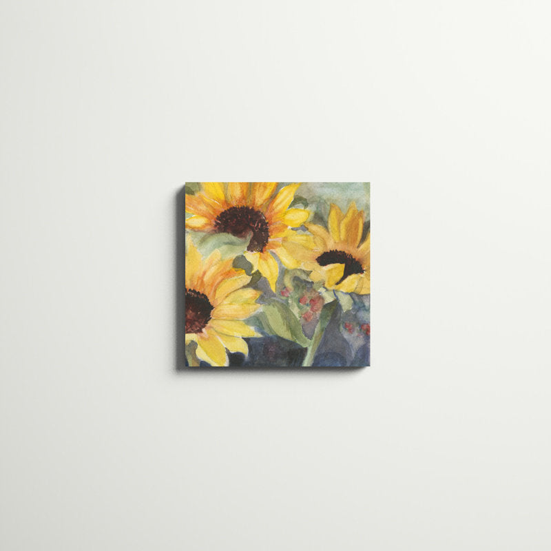 Vibrant Sunflowers Oil Painting Print