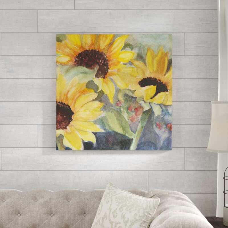 Vibrant Sunflowers Oil Painting Print