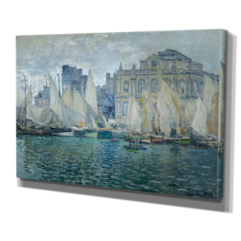 Claude Monet's The Museum at Le Havre - Beautiful Coastal Oil Painting