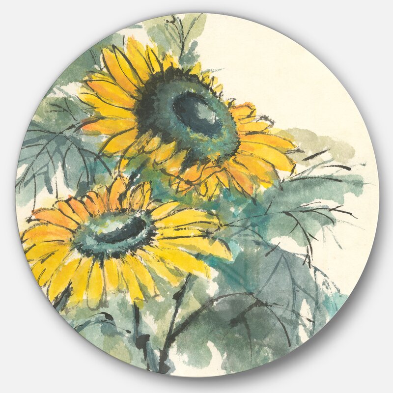 Vibrant Sunflower Oil Painting Wall Art for Home Decor and Gift Ideas