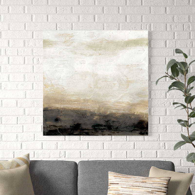 Serene Abstract Landscape Oil Painting