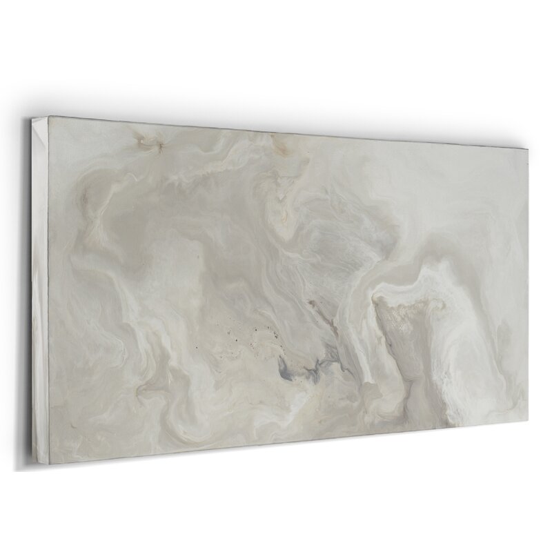 Serene Abstract Oil Painting in Soft Earth Tones for Elegant Home Decor