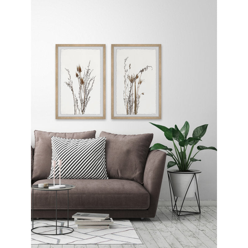 Elegant Wildflower Oil Painting Set for Autumn Home Decor