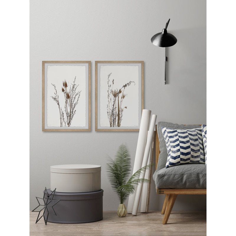 Elegant Wildflower Oil Painting Set for Autumn Home Decor