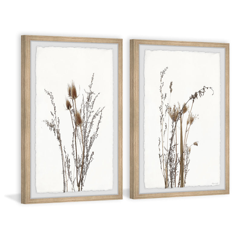 Elegant Wildflower Oil Painting Set for Autumn Home Decor