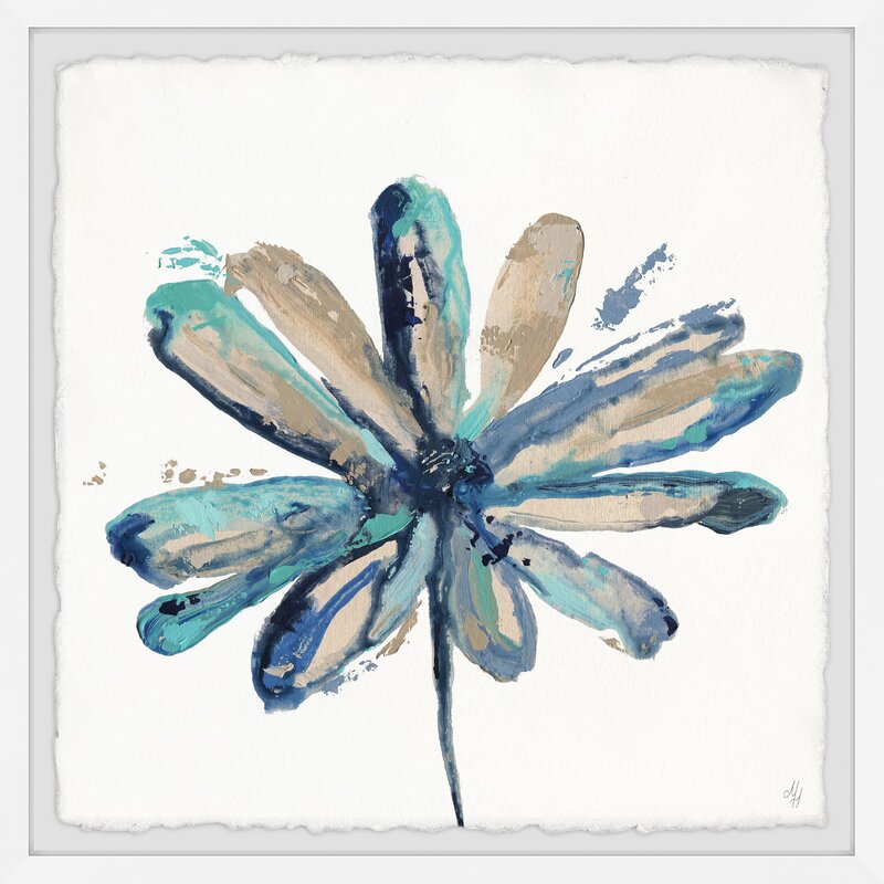 Vibrant Wild Daisy Floral Oil Painting for Modern Home Decor