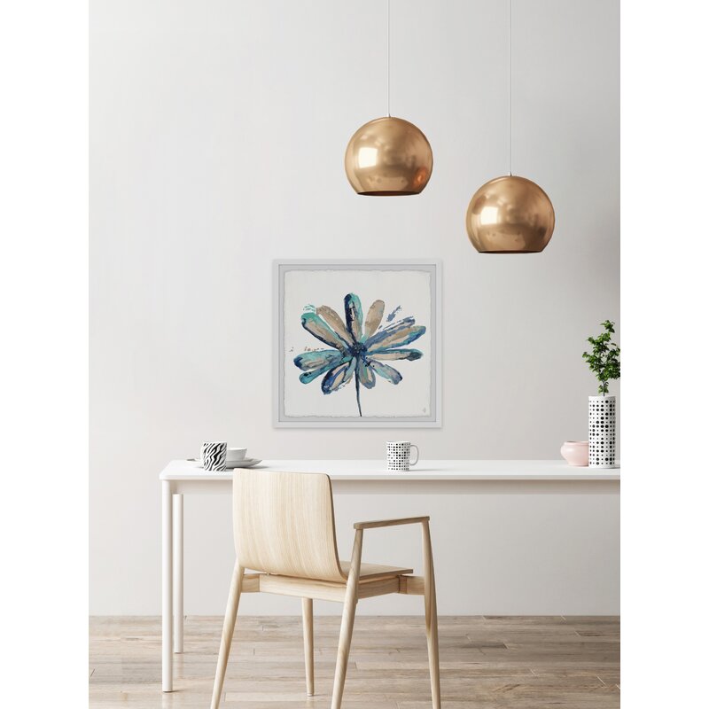 Vibrant Wild Daisy Floral Oil Painting for Modern Home Decor