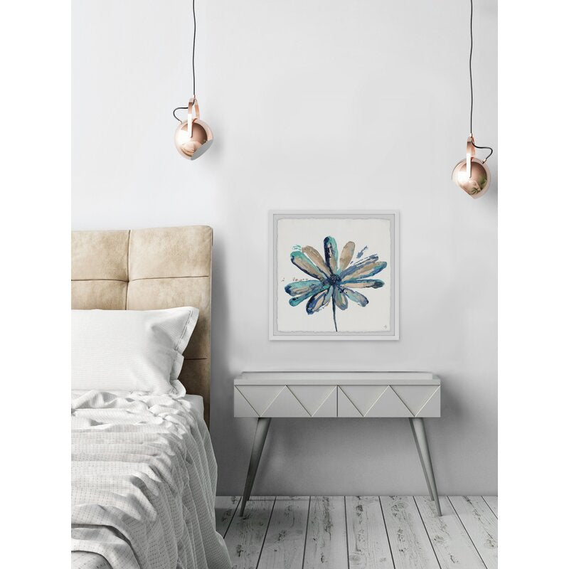 Vibrant Wild Daisy Floral Oil Painting for Modern Home Decor