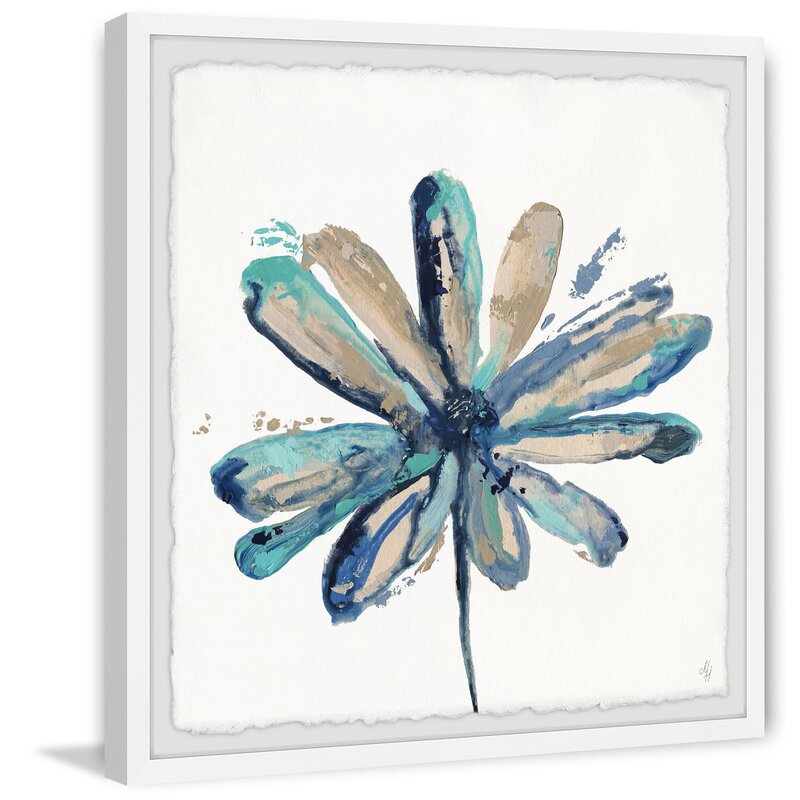 Vibrant Wild Daisy Floral Oil Painting for Modern Home Decor