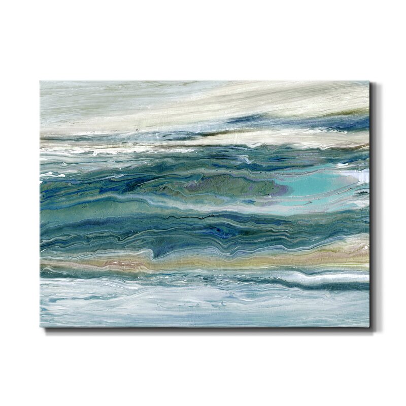Serene Ocean Waves Oil Painting for Tranquil Home Decor