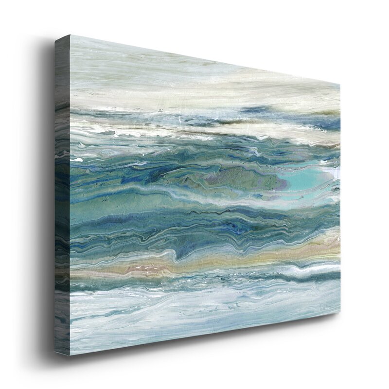 Serene Ocean Waves Oil Painting for Tranquil Home Decor