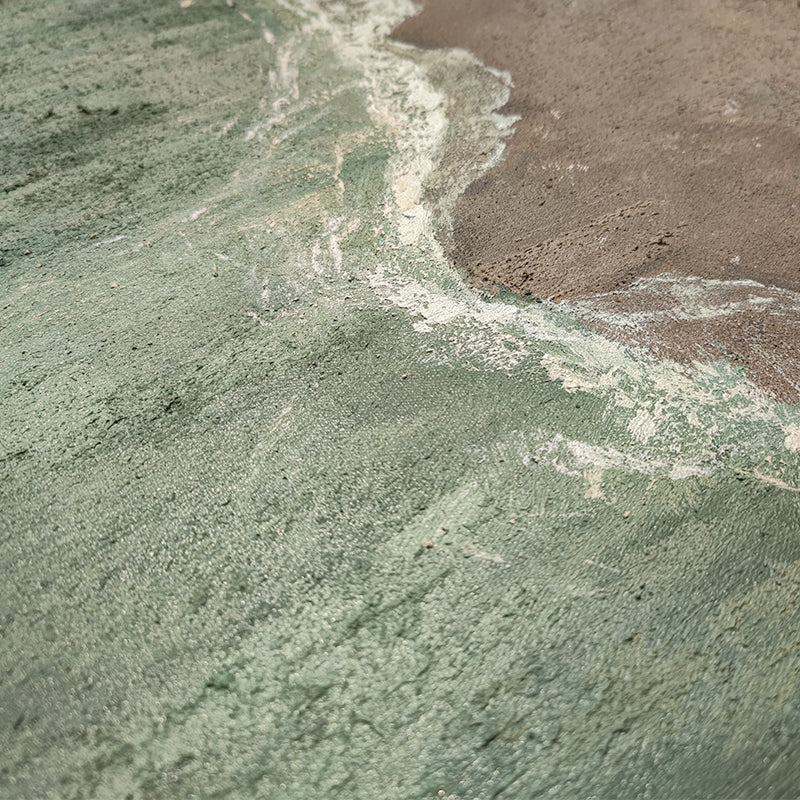 Aerial Coast Waves Landscape Beach Oil Painting 260CW
