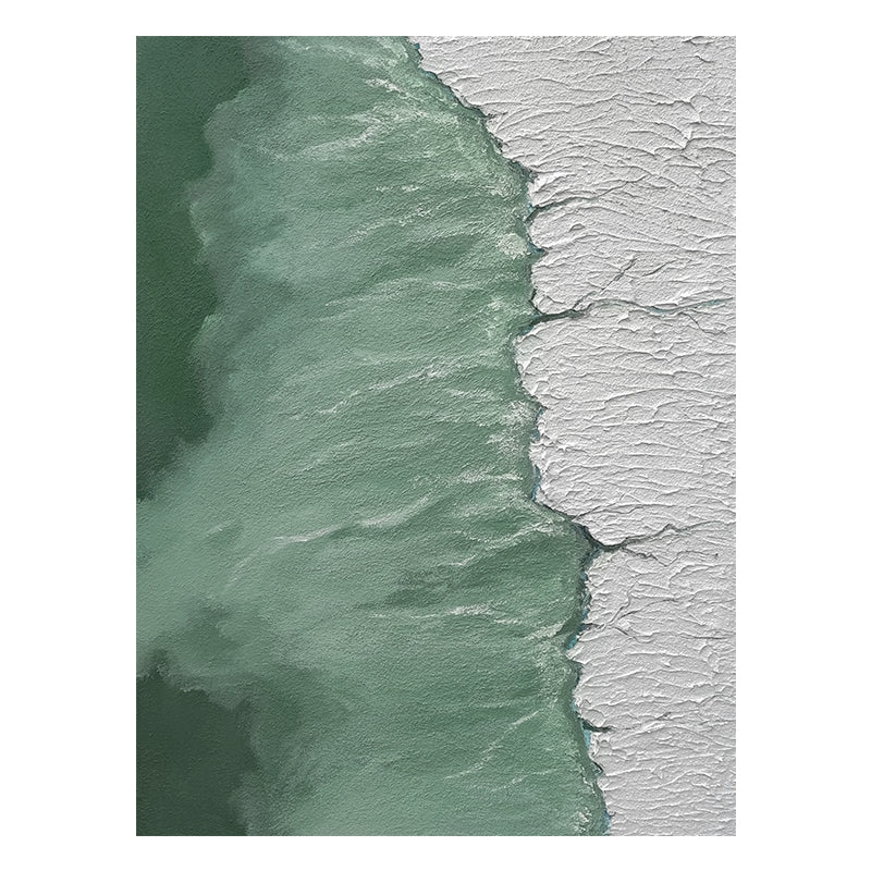 Aerial Coast Waves Beach Oil Painting 265PW