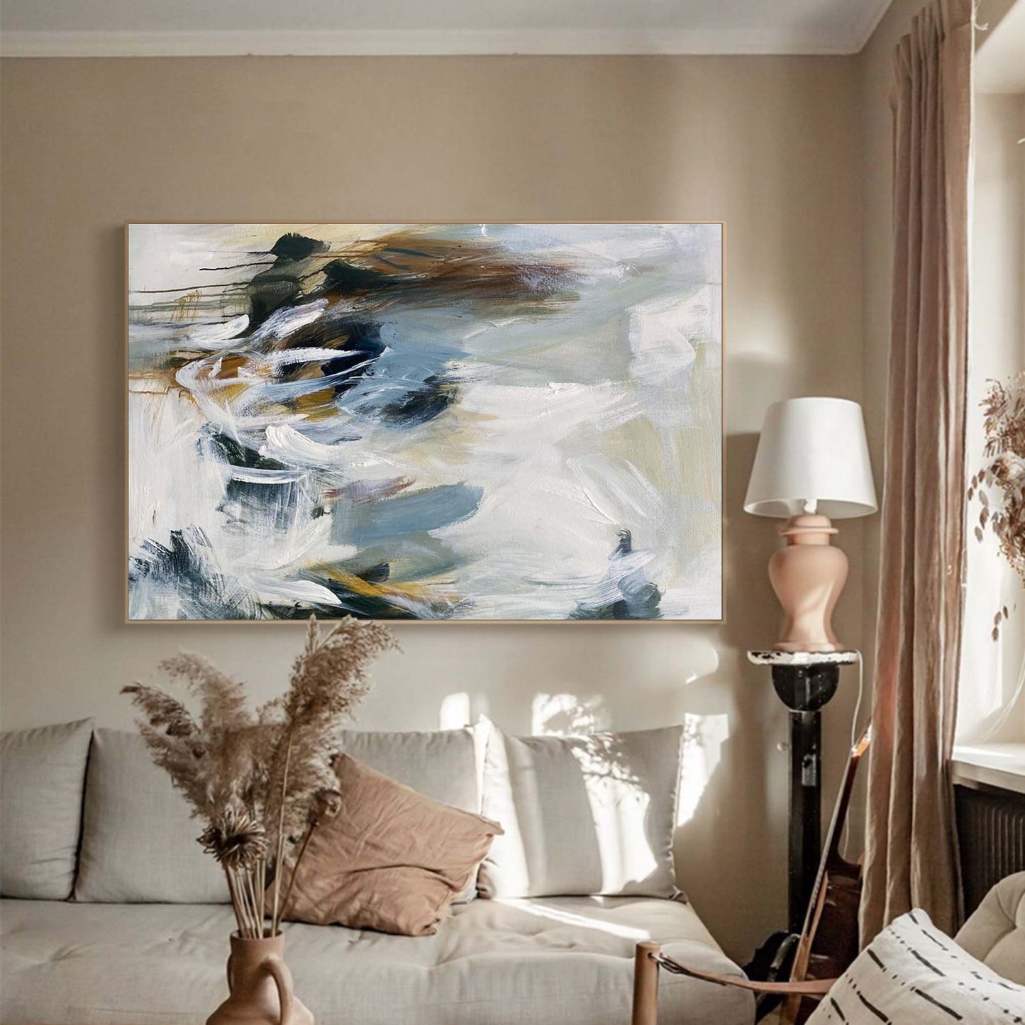 Contemporary Abstract Oil Painting for Modern Home Décor – Unique Wall Art Design