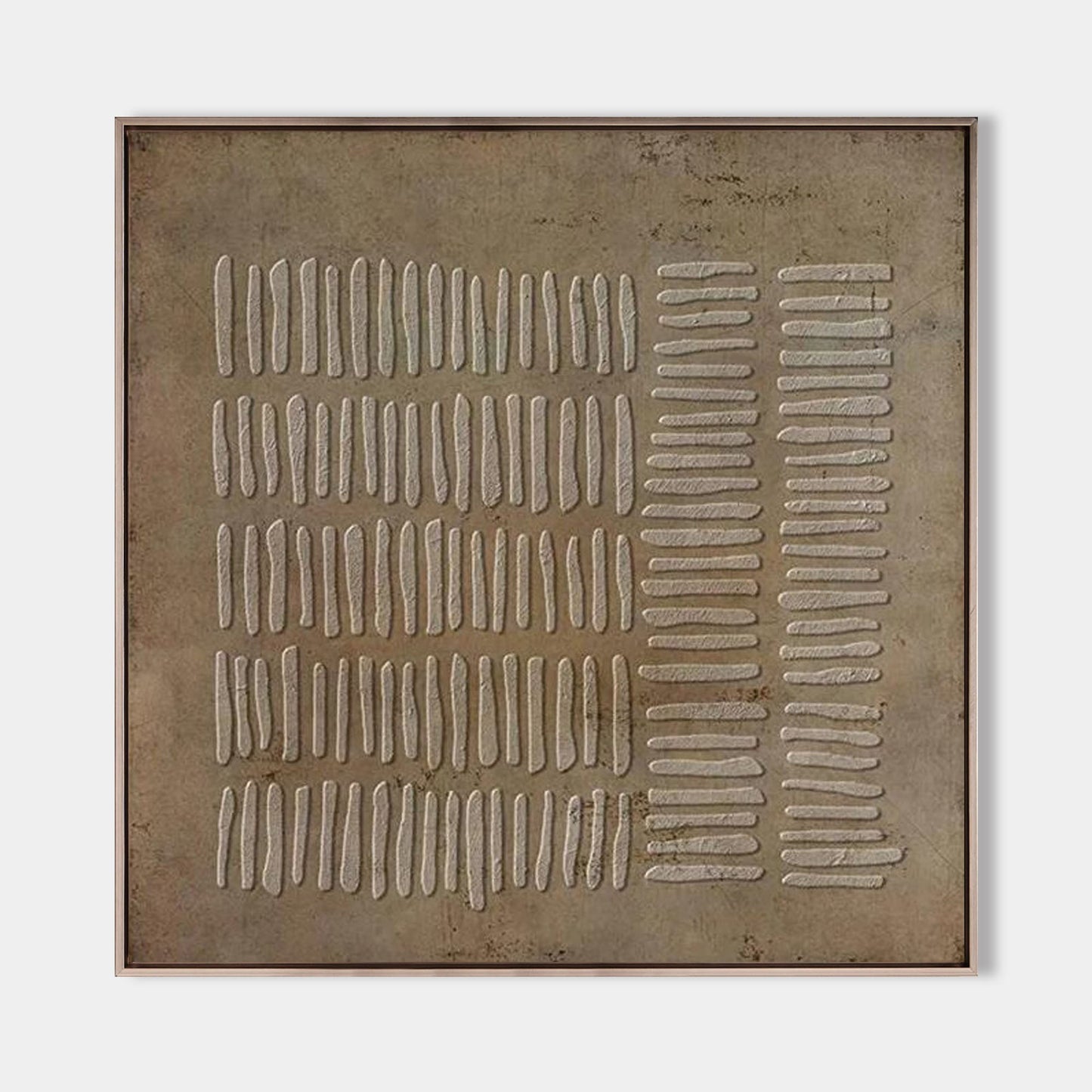 Wabi-Sabi Minimalist Oil Painting for Tranquil Home Decor