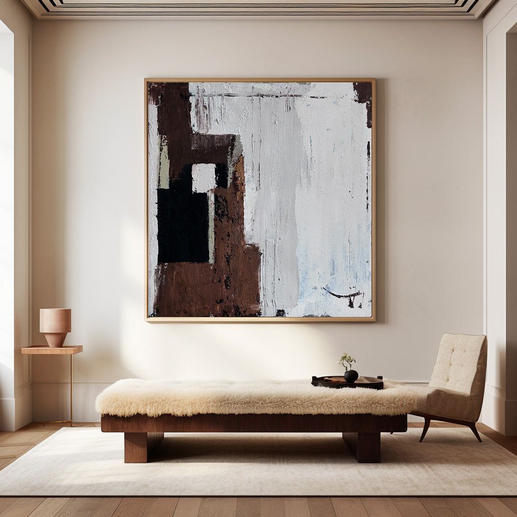 Contemporary Abstract Oil Painting for Modern Home Decor