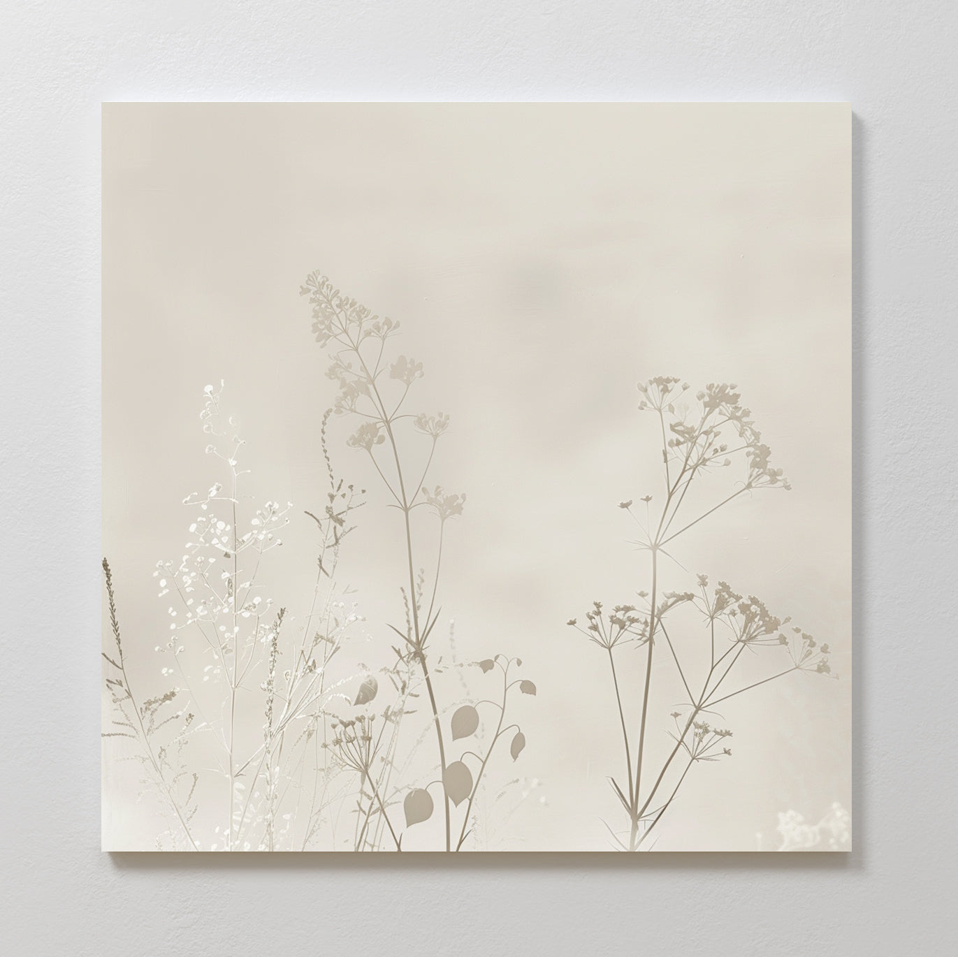 Elegant Floral Abstract Oil Painting for Modern Home Decor