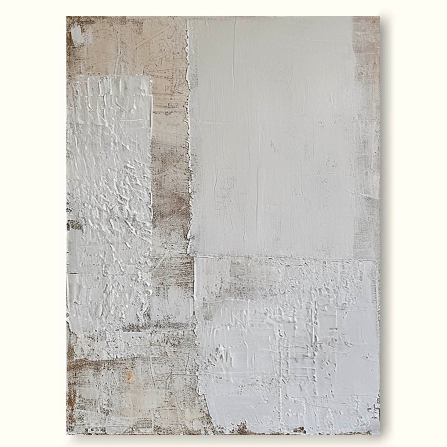 Elegant Minimalist Abstract Oil Painting for Modern Home Decor