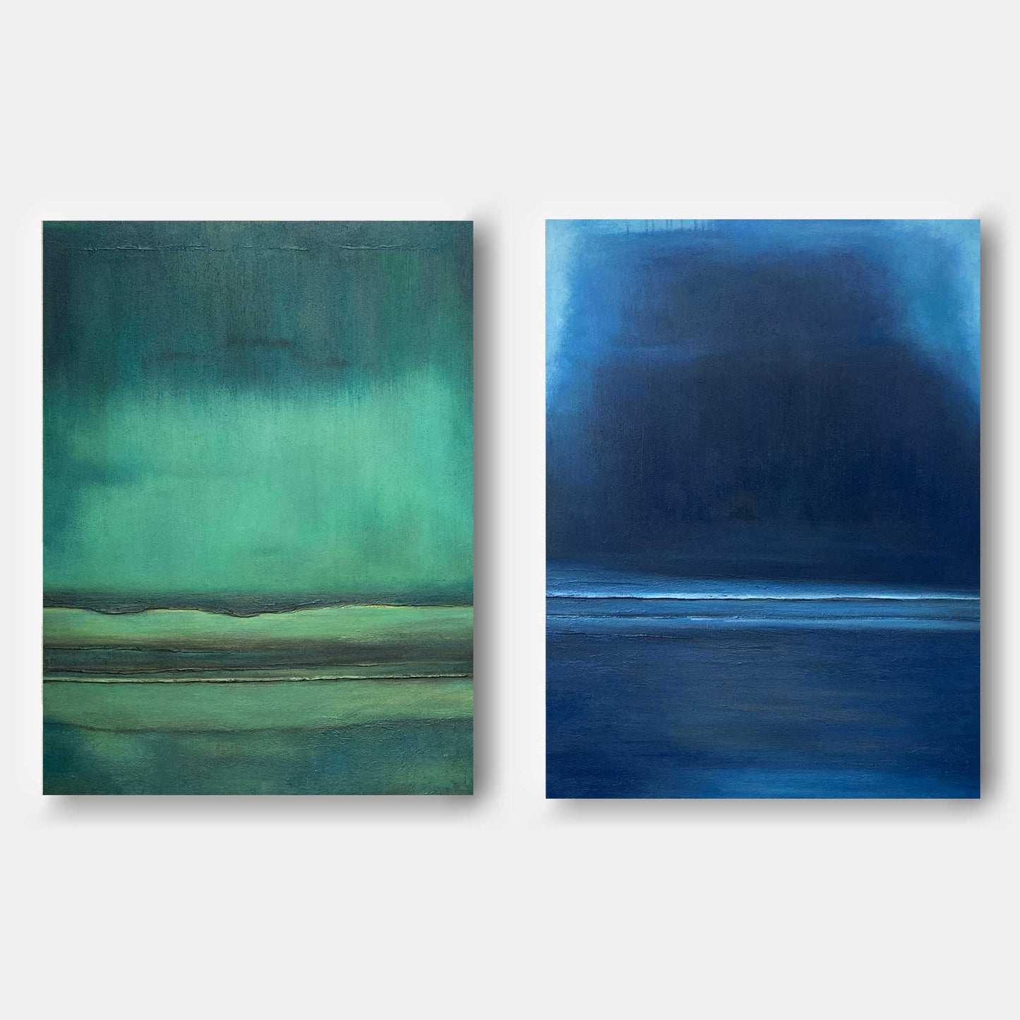 Contemporary Abstract Landscape Oil Painting for Modern Home Decor