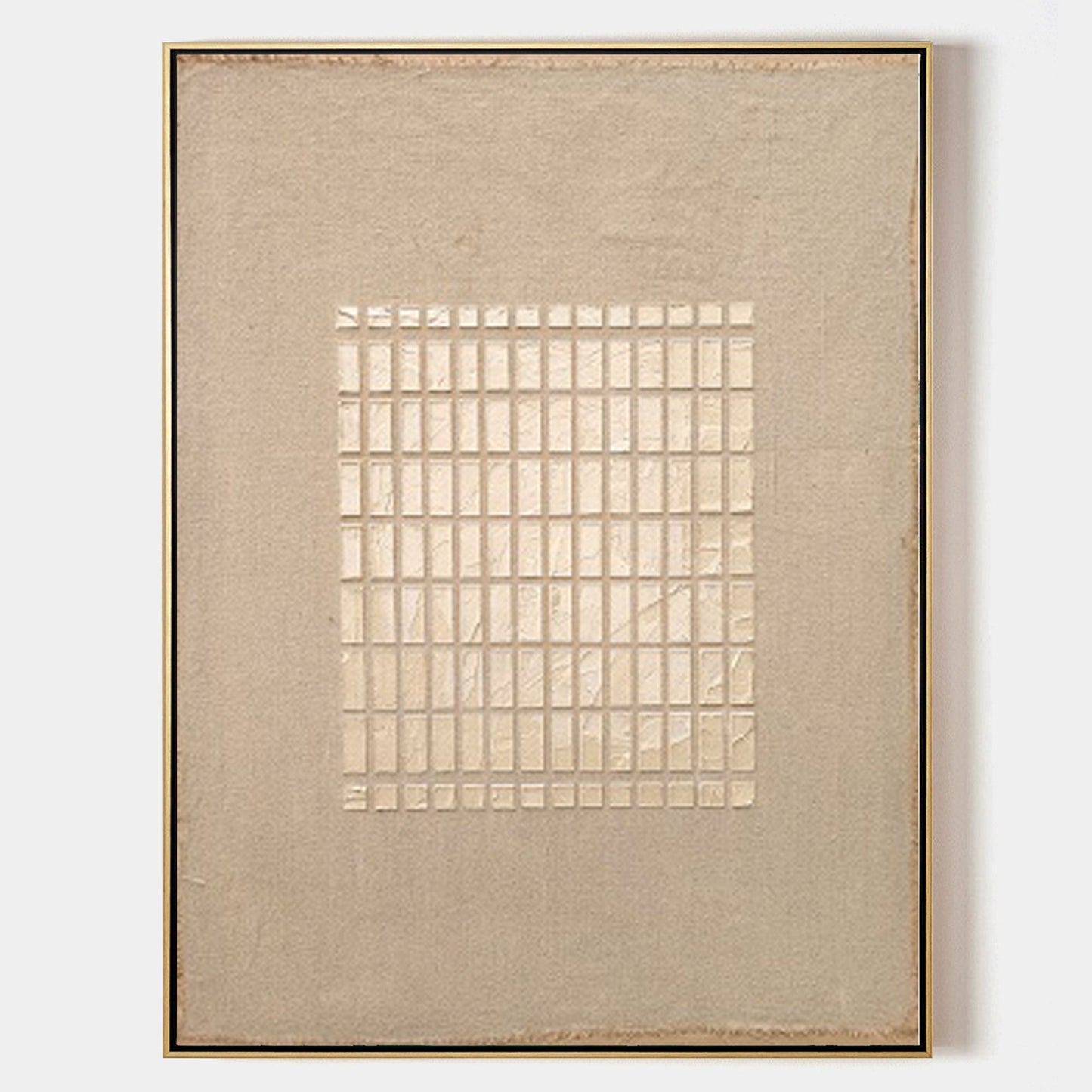 Minimalist Wabi-Sabi Wall Art | Serene Textured Oil Painting for Modern Decor