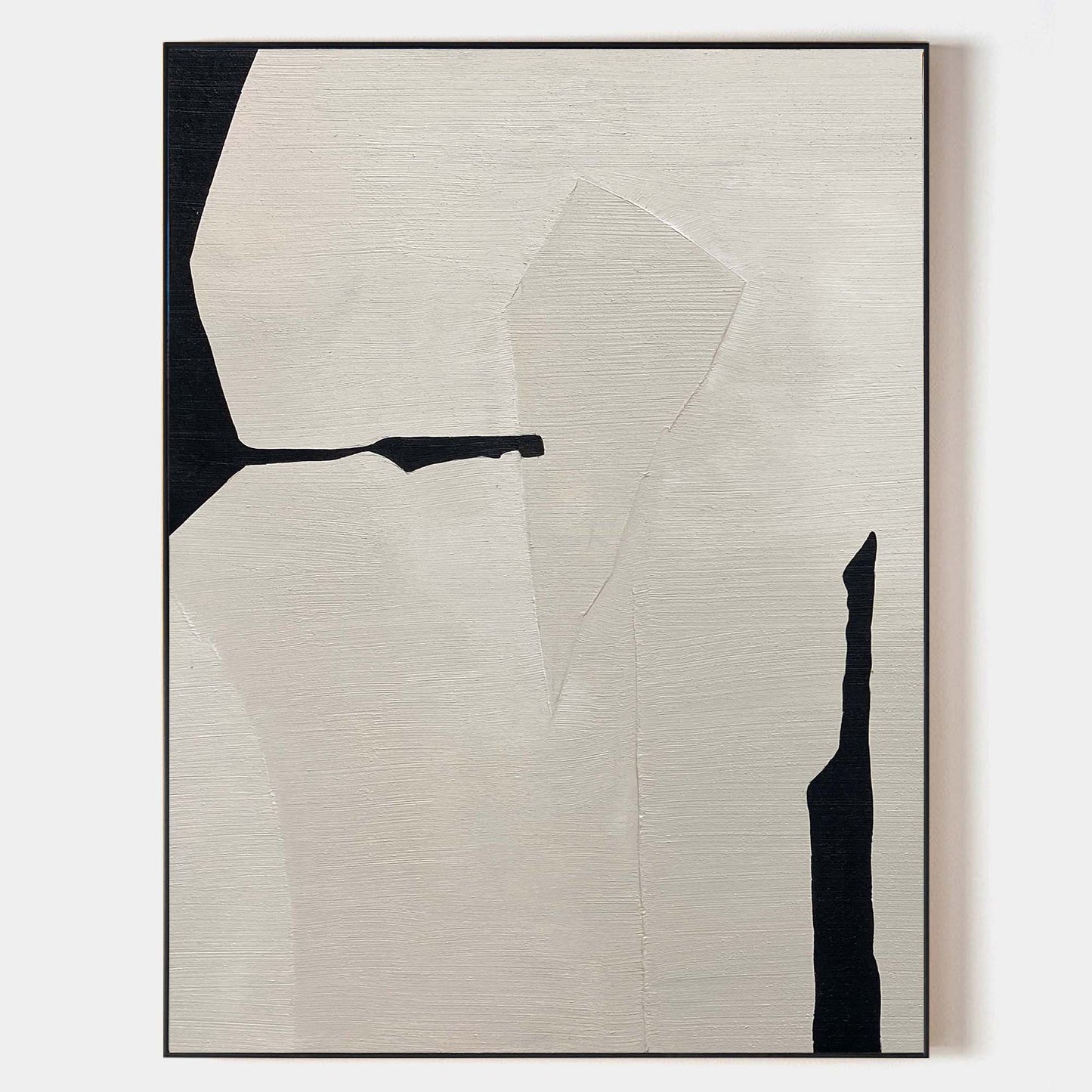 Contemporary Monochrome Abstract Art for Modern Home Decor