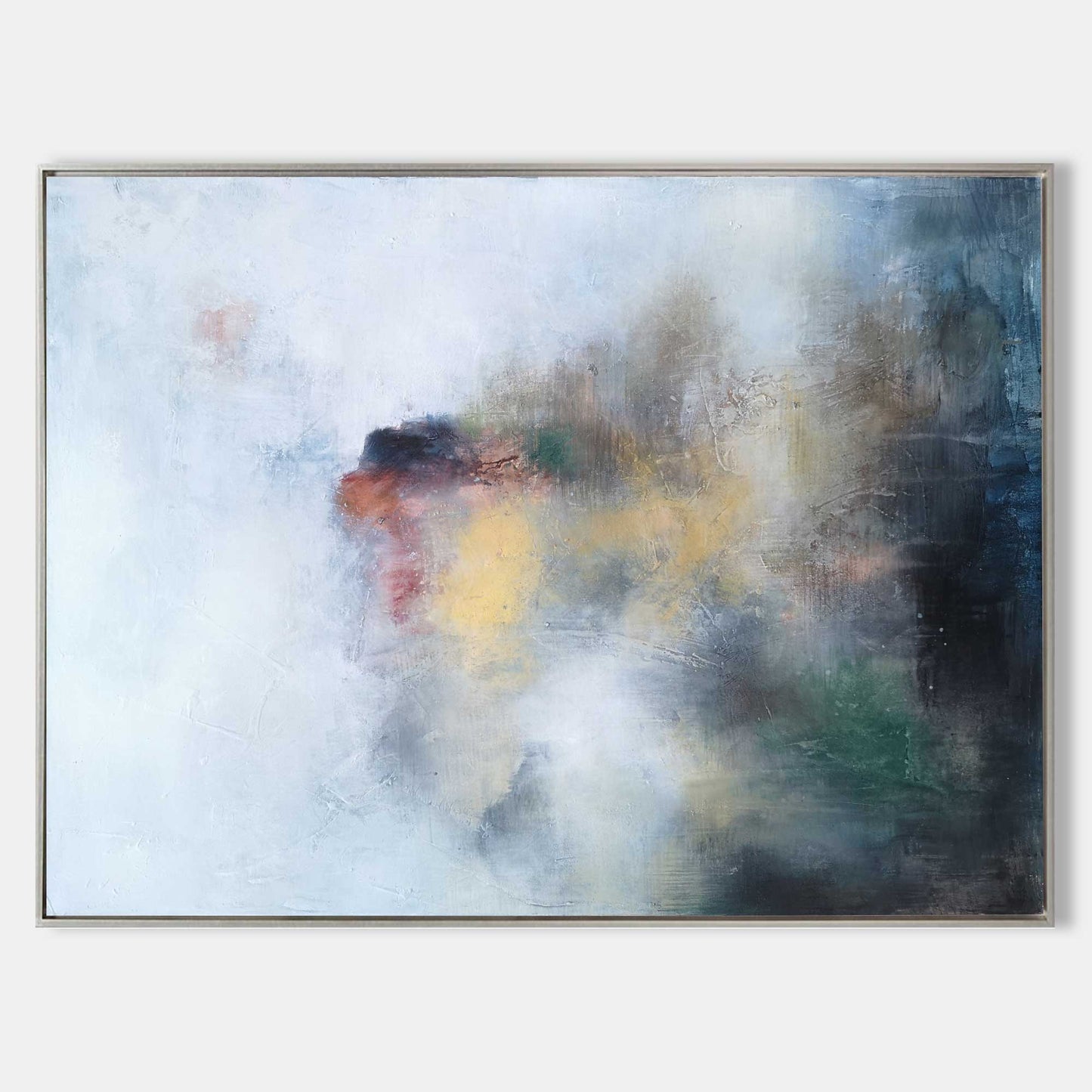 Serene Ocean Abstract Art – Modern Wall Painting for Contemporary Decor