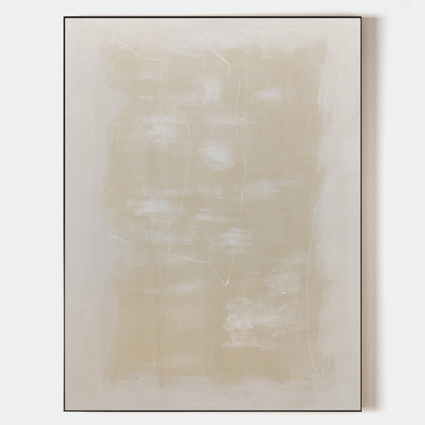 Minimalist Modern Abstract Oil Painting for Home Decor and Art Collectors