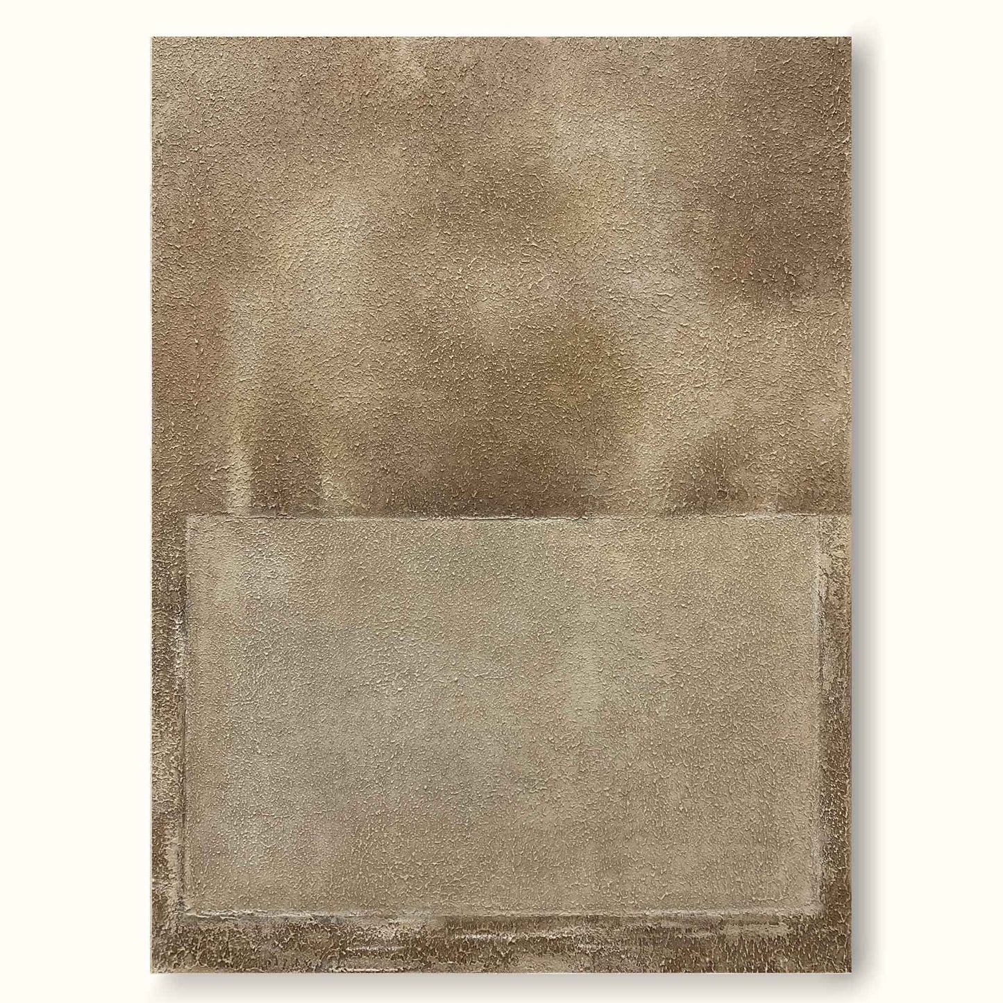 Contemporary Minimalist Neutral Tones Abstract Oil Painting for Modern Interiors