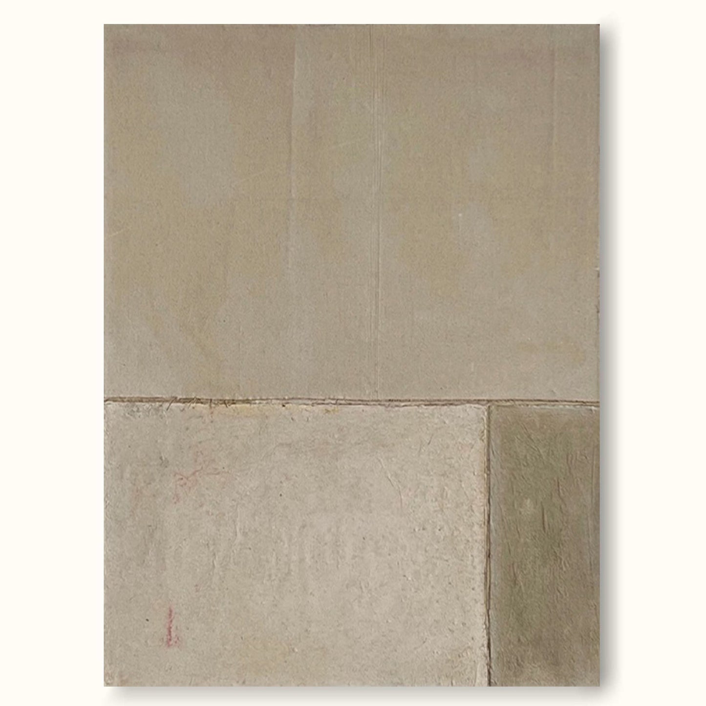 Contemporary Minimalist Geometric Oil Painting for Modern Home Decor