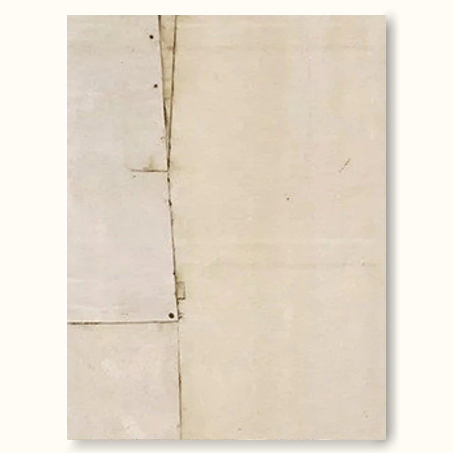 Contemporary Minimalist Geometric Oil Painting for Modern Art Lovers