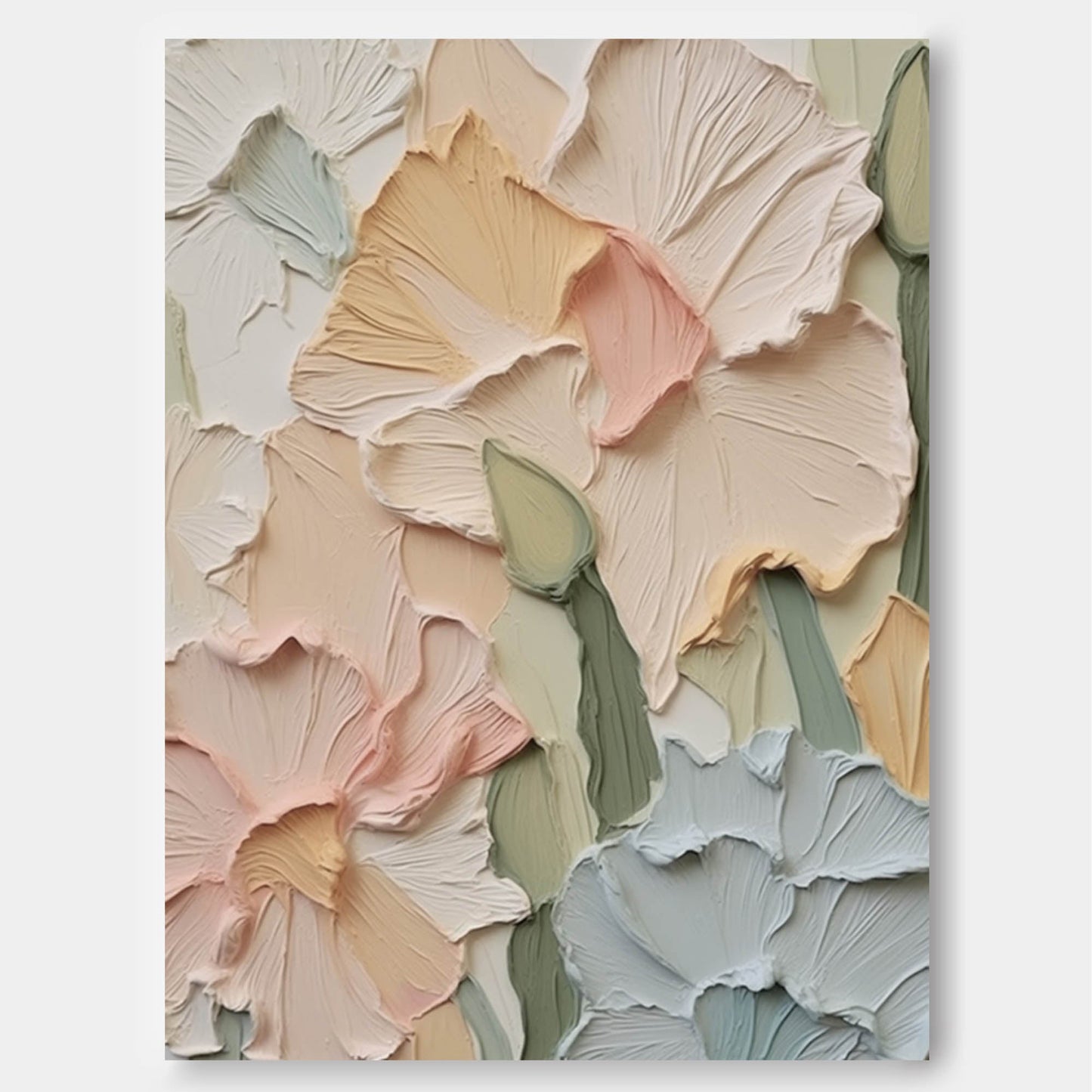 Vibrant Floral Oil Painting for Elegant Home Decor