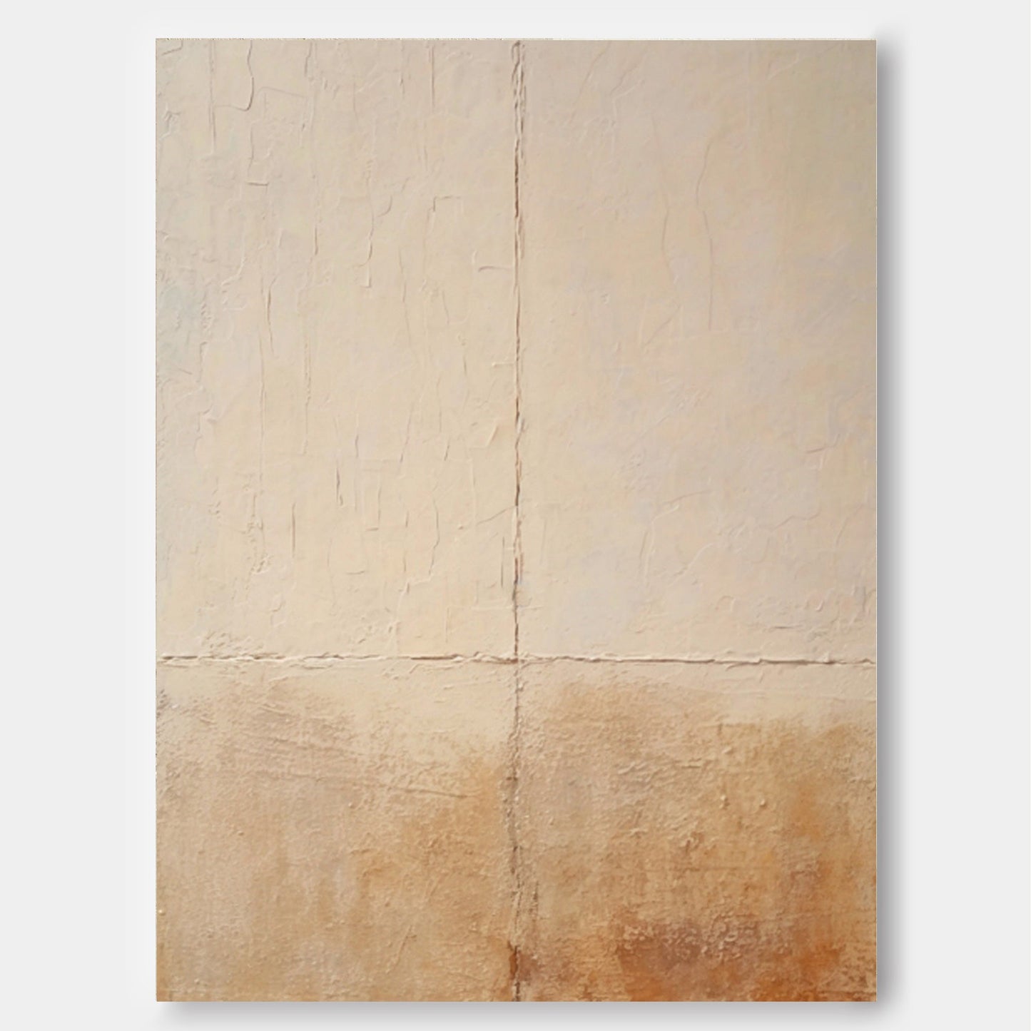 Contemporary Minimalist Oil Painting for Modern Home Decor