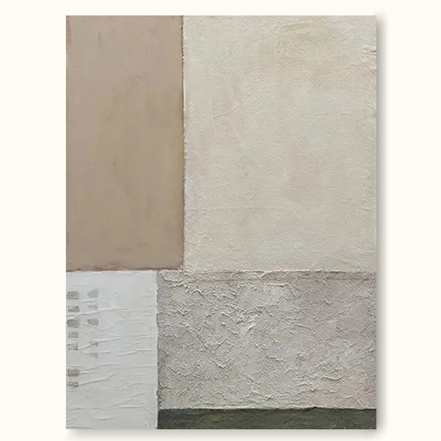 Modern Minimalist Geometric Oil Painting for Contemporary Home Decor